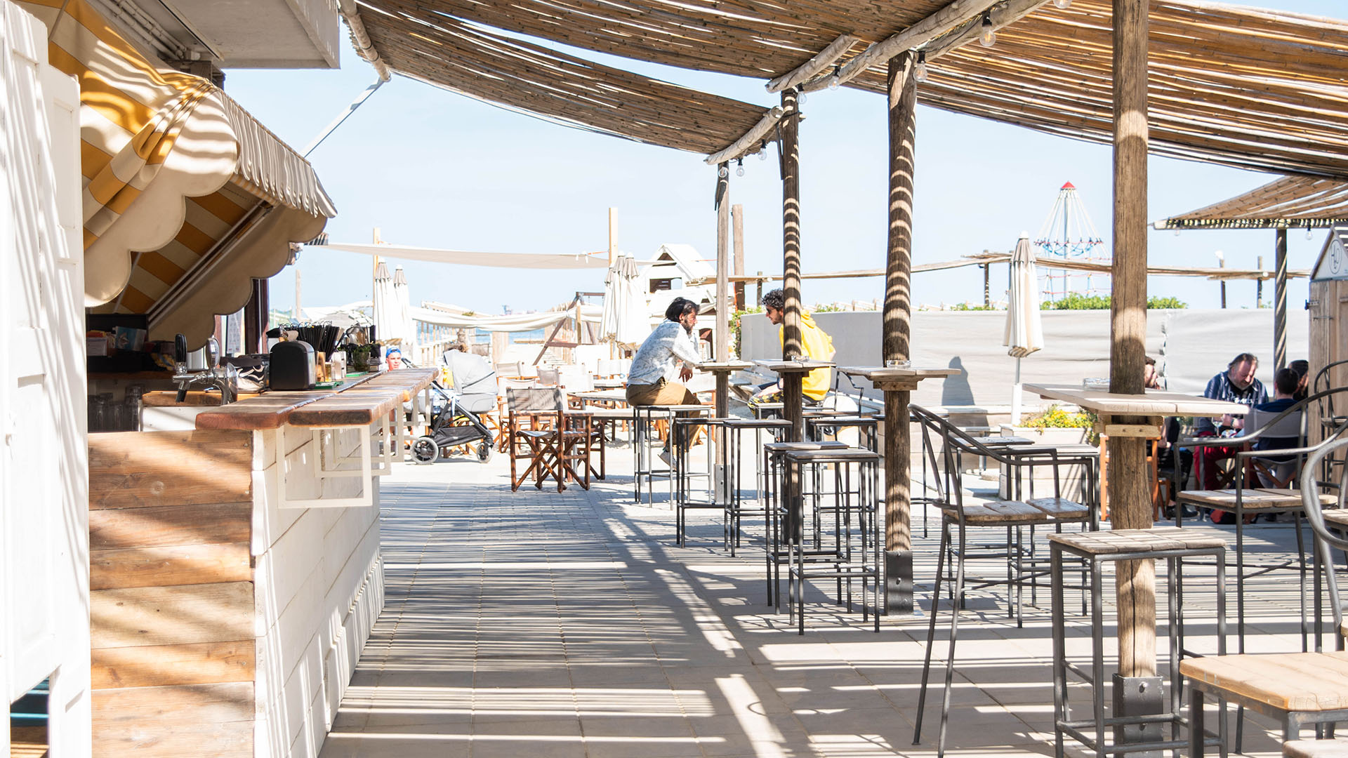 Il festival sulla spiaggia a Marina Romea del Polka